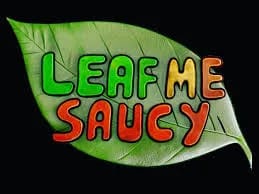 Leaf Me Saucy logo